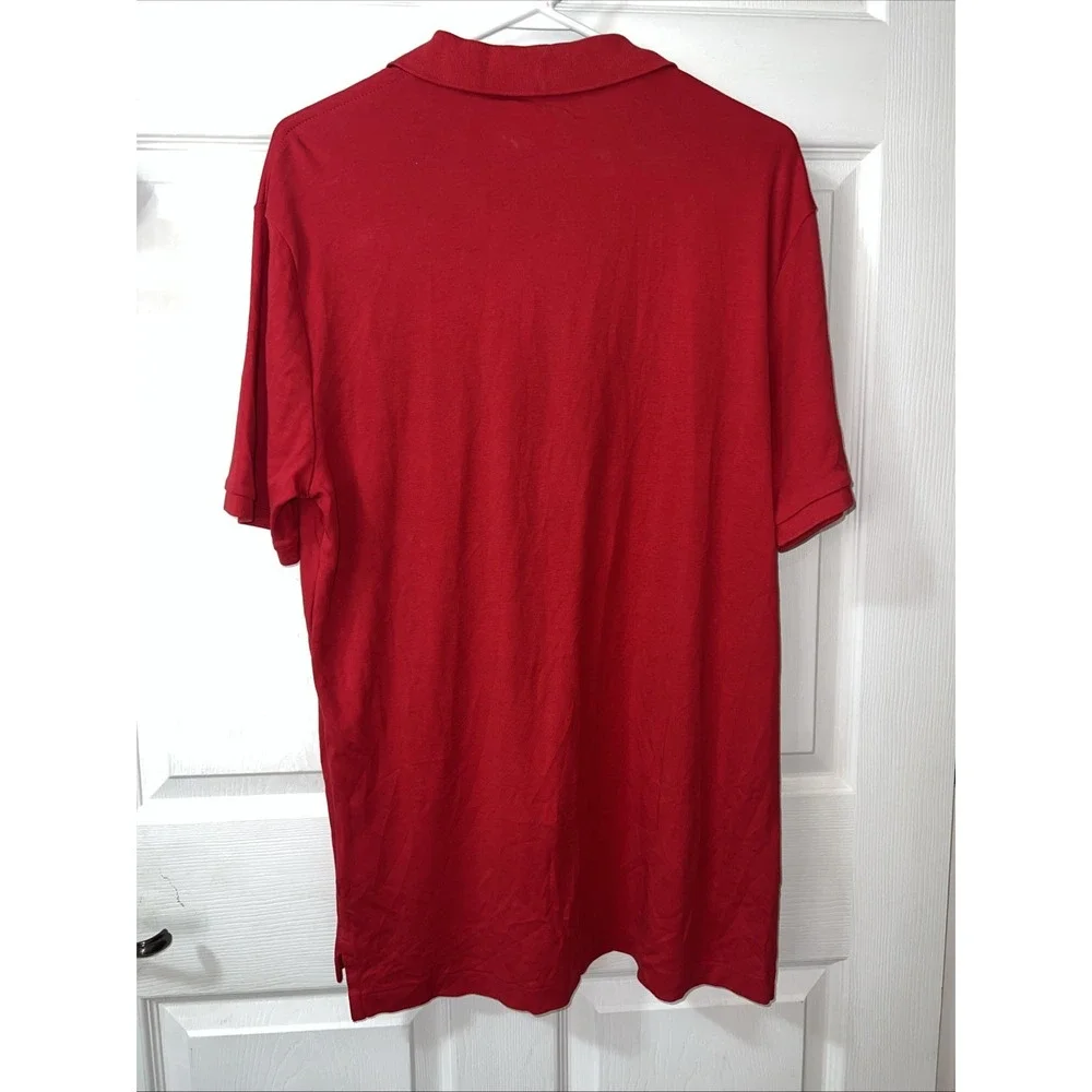 Polo Ralph Lauren Men's Red‎ Polo Short Sleeve Shirt Casual Basic Size Large